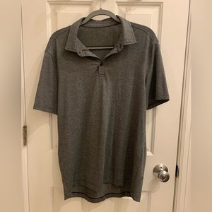Men’s gray lululemon polo.